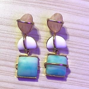 cool mixed stone earrings!